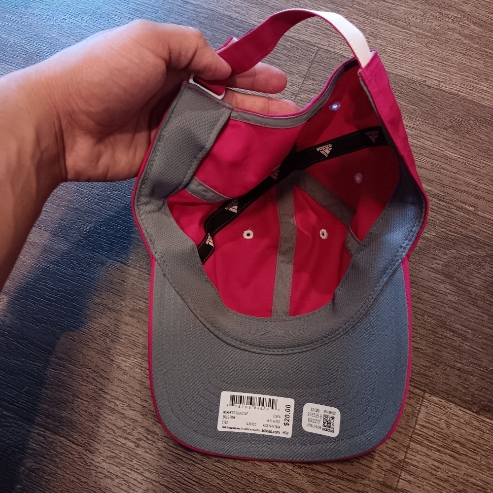 Adidas Women Fit Red Cap New Atletic - Picture 4 of 4